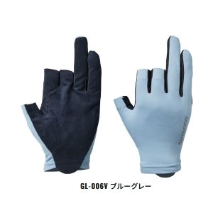 画像: ≪'23年3月新商品！≫ シマノ センシティブ グローブ 3 GL-006V ブルーグレー Sサイズ [3月発売予定/ご予約受付中]