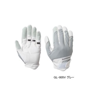 画像: ≪'23年3月新商品！≫ シマノ バーサタイル グローブ GL-005V グレー Sサイズ [3月発売予定/ご予約受付中]