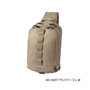 画像: ≪'23年3月新商品！≫ シマノ スリング ショルダーバッグ BS-025T サンドベージュ Mサイズ [3月発売予定/ご予約受付中]