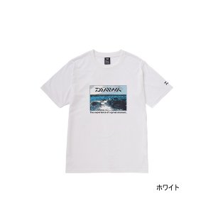 画像: ≪'23年4月新商品！≫ ダイワ グラフィックTシャツ サラシ DE-6123 ホワイト Mサイズ