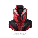 画像: ≪'23年9月新商品！≫ シマノ リミテッドプロ フローティングベスト 枕付 VF-130W ブラッドレッド Mサイズ [9月発売予定/ご予約受付中]