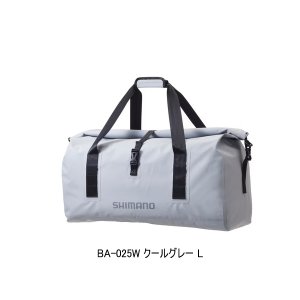 画像: ≪'23年9月新商品！≫ シマノ ドライロールアップダッフル BA-025W クールグレー Lサイズ [9月発売予定/ご予約受付中]