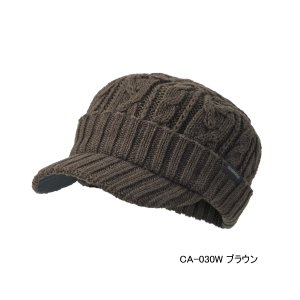 画像: ≪'23年9月新商品！≫ シマノ ニット ワークキャップ CA-030W ブラウン フリーサイズ [9月発売予定/ご予約受付中]