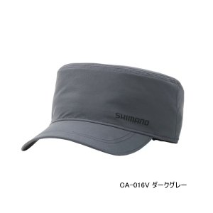 画像: ≪'23年9月新商品！≫ シマノ シンセティック ワークキャップ CA-016V ダークグレー Mサイズ [9月発売予定/ご予約受付中]