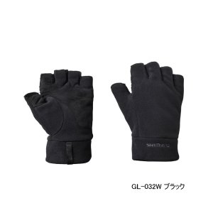 画像: ≪'23年9月新商品！≫ シマノ ゴアテックス ウィンドストッパー(R) フリース グローブ 5 GL-032W ブラック Mサイズ [9月発売予定/ご予約受付中]