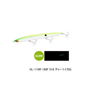 画像: ≪'23年9月新商品！≫ シマノ エクスセンス クー 190F ジェットブースト XL-119R 018 チャートイカG 190mm/29g 【4個セット】 【小型商品】