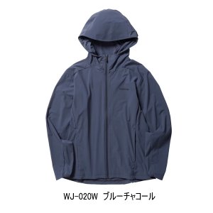 画像: ≪'24年3月新商品！≫ シマノ テックフーディー WJ-020W ブルーチャコール Sサイズ [3月発売予定/ご予約受付中]