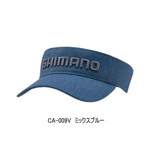 画像: ≪'24年3月新商品！≫ シマノ ツイル サンバイザー CA-009V ミックスブルー Mサイズ [3月発売予定/ご予約受付中]