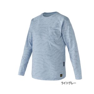 画像: ≪'24年4月新商品！≫ がまかつ ノーフライゾーン(R) ラグランスリーブTシャツ GM-3730 ライトグレー Sサイズ [4月発売予定/ご予約受付中]