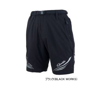 画像: ≪'24年4月新商品！≫ がまかつ ストレッチフィッシングショートパンツ GM-3741 ブラック(ブラックワークス) Mサイズ [4月発売予定/ご予約受付中]