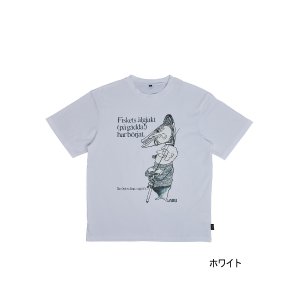 画像: ≪'24年3月新商品！≫ アブガルシア バグオフ アングラー グラフィックTシャツ ホワイト Mサイズ 【返品不可】