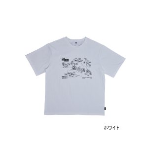 画像: ≪'24年3月新商品！≫ アブガルシア バグオフ 4600CA展開図Tシャツ ホワイト Mサイズ 【返品不可】