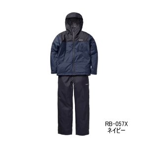 画像: ≪'24年9月新商品！≫ シマノ ベーシックインサレーション レインスーツ 01 RB-057X ネイビー Sサイズ [9月発売予定/ご予約受付中]