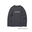 画像1: ≪'24年9月新商品！≫ シマノ ドライロゴTシャル ロングスリーブ SH-011X チャコール 2XLサイズ [9月発売予定/ご予約受付中]