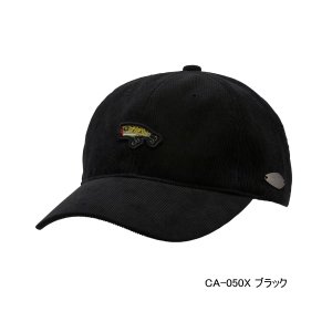 画像: ≪'24年8月新商品！≫ シマノ コーデュロイキャップ CA-050X ブラック Mサイズ [8月発売予定/ご予約受付中]