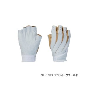 画像: ≪'24年9月新商品！≫ シマノ 05 へら 本革 グローブ 右手用 GL-16RX アンティークゴールド Mサイズ [9月発売予定/ご予約受付中]