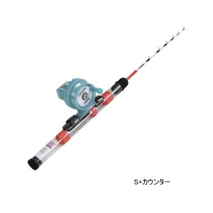 画像: ≪'24年9月新商品！≫ PROX クリアロック扁平穂先 CRHS45SC ロッド(S)+カウンター 〔仕舞寸法 25.5cm〕