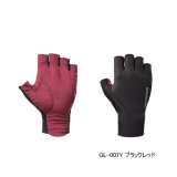 画像: ≪'25年4月新商品！≫ シマノ 05 センシティブ グローブ 5 GL-007Y ブラックレッド Mサイズ [4月発売予定/ご予約受付中]