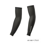 画像: ≪'25年3月新商品！≫ シマノ ウォーターリペル アームカバー AC-061Y ブラック Mサイズ [3月発売予定/ご予約受付中]