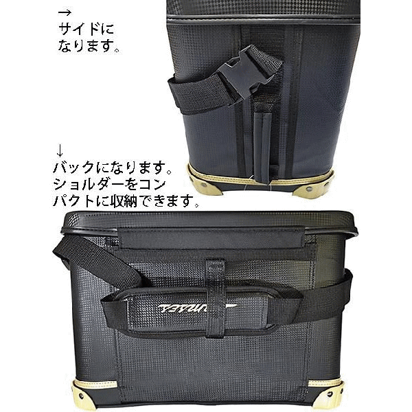 画像: ラムセス  ハードインナー タックルバッグ TB-1125 25L ブラック × シャンパン