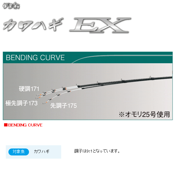 洗濯機可 がま船 カワハギEX175 先調子 | vendee-rehaussement.com