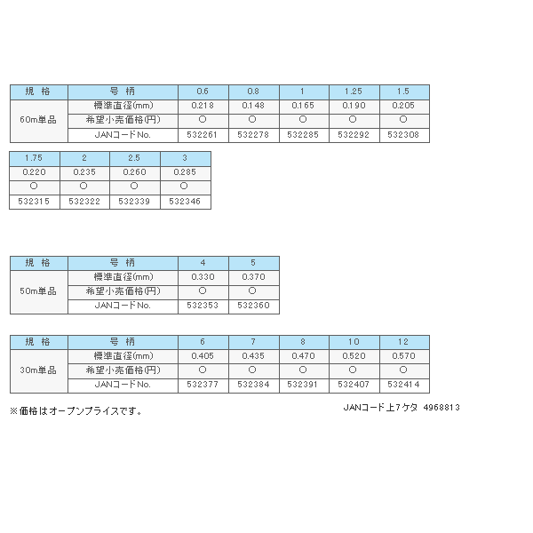 画像: ≪'16年5月新商品！≫ サンライン トルネード KONG（コング） 60m 1.5号 ナチュラルクリア