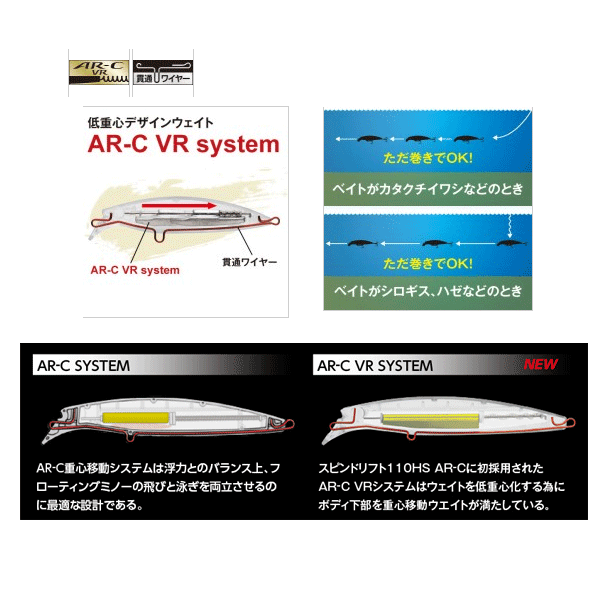 画像: シマノ 熱砂 スピンドリフト 110HS AR-C OM-110K 110mm/32g 43T 拘りヒラメゴールド 【4個セット】