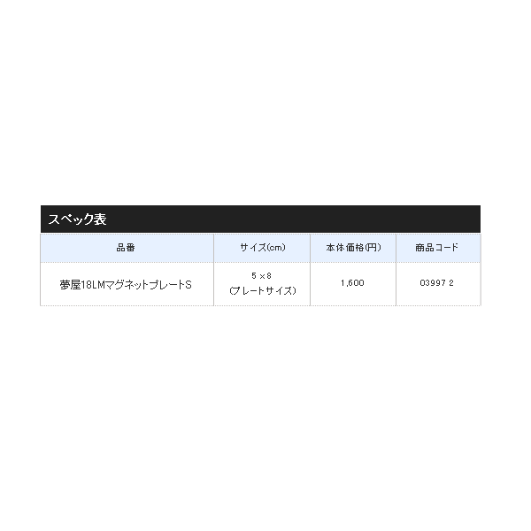 画像: ≪'18年8月新商品！≫ シマノ 夢屋 18 レイクマスターマグネット＆プレートセット