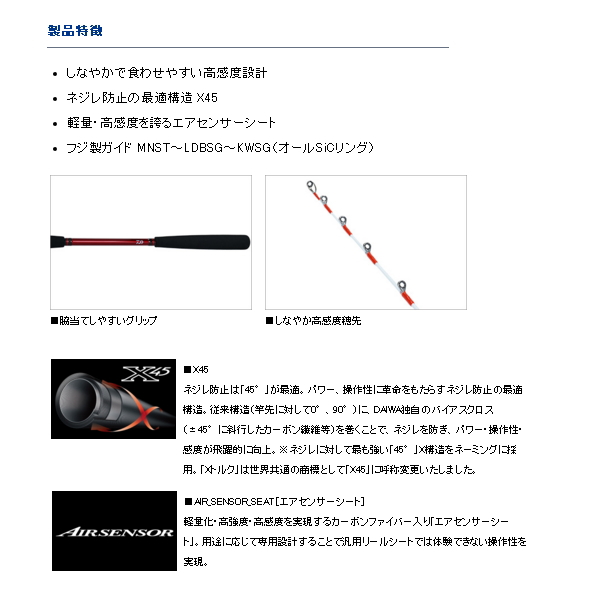 ≪'19年10月新商品！≫ ダイワ アナリスター アマダイ 195 〔仕舞寸法