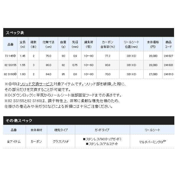 画像: ≪'21年1月新商品！≫ シマノ '21 ベイゲーム マルイカ 82-S160 〔仕舞寸法 84.0cm〕 【保証書付き】 [1月発売予定/ご予約受付中]