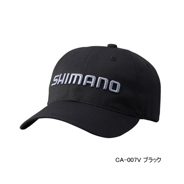 画像1: ≪'23年3月新商品！≫ シマノ ツイルキャップ CA-007V ブラック Lサイズ [3月発売予定/ご予約受付中]