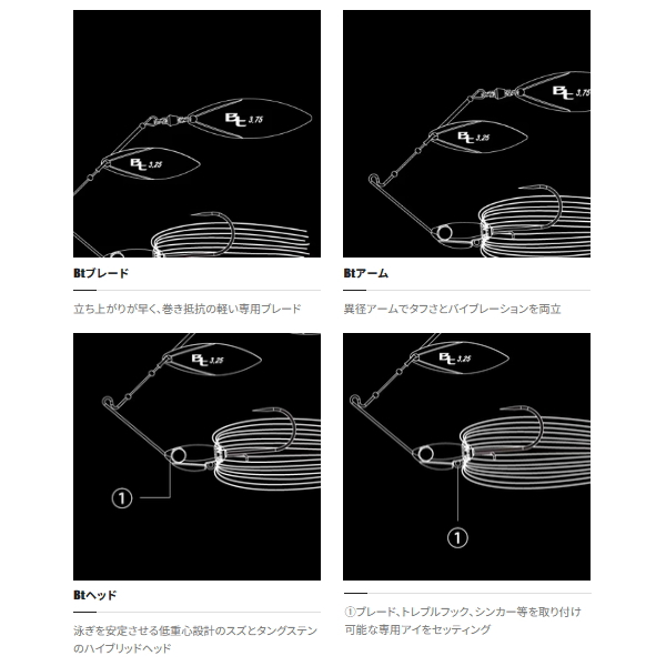 画像4: ≪'23年3月新商品！≫ シマノ バンタム スウェジー TW 3/8oz ZO-110R 012 マディーチョイス 【2個セット】 【小型商品】