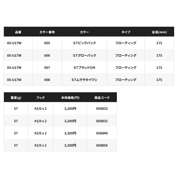 画像: ≪'23年6月新商品！≫ シマノ コルトスナイパー グラノダイブ 175F フラッシュブースト XX-U17W 002 Sブルピンイワシ 175mm/57g 【2個セット】 【小型商品】