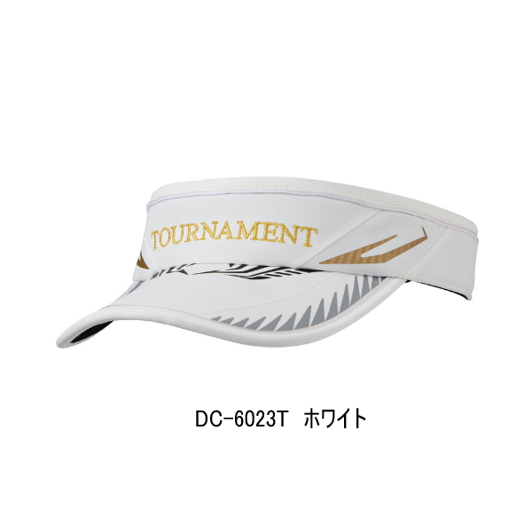 画像1: ≪'23年10月新商品！≫ ダイワ トーナメント サンバイザー DC-6023T ホワイト フリーサイズ