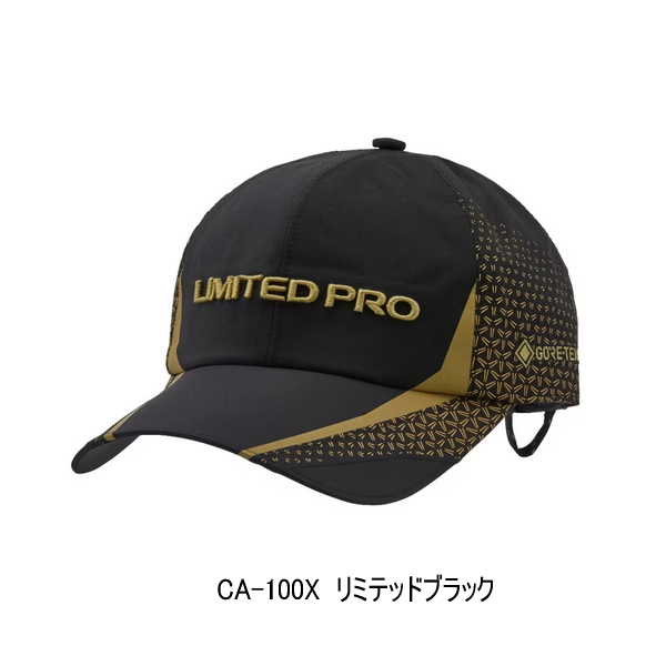 ≪'24年3月新商品！≫ シマノ リミテッドプロ ゴアテックス レイン キャップ CA-100X リミテッドブラック Lサイズ  [3月発売予定/ご予約受付中]