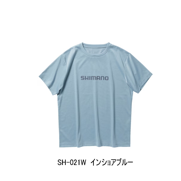 画像1: ≪'24年3月新商品！≫ シマノ ドライロゴTシャツ ショートスリーブ SH-021W インショアブルー 2XLサイズ [3月発売予定/ご予約受付中]