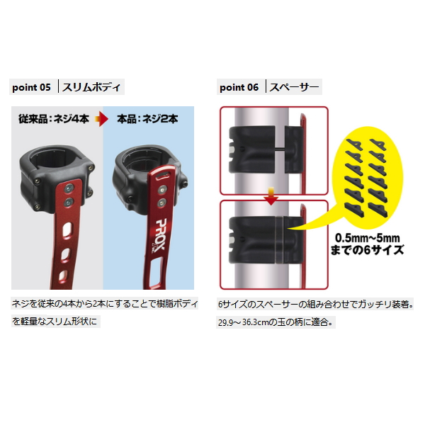 画像3: ≪'24年5月新商品！≫ PROX タモホルダースリムボディ PX8042MK ブラック