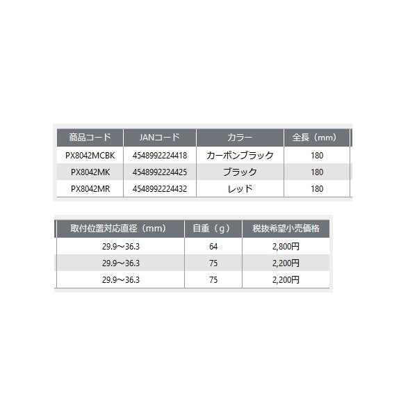 画像: ≪'24年5月新商品！≫ PROX タモホルダースリムボディ PX8042MCBK カーボンブラック