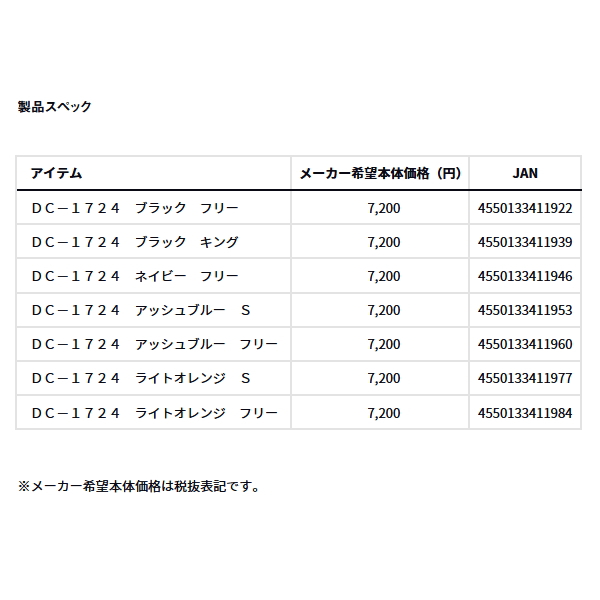 画像: ≪'24年4月新商品！≫ ダイワ ゴアテックス ハット DC-1724 アッシュブルー Sサイズ