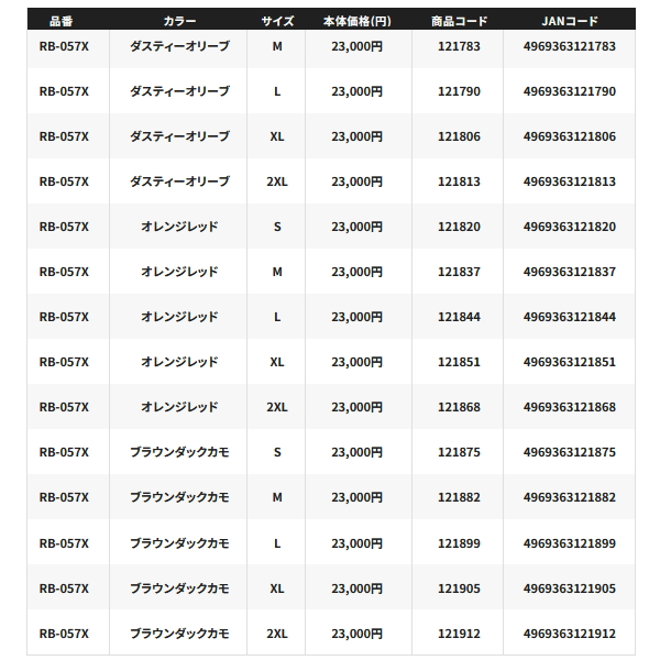 画像: ≪'24年9月新商品！≫ シマノ ベーシックインサレーション レインスーツ 01 RB-057X ネイビー Mサイズ [9月発売予定/ご予約受付中]