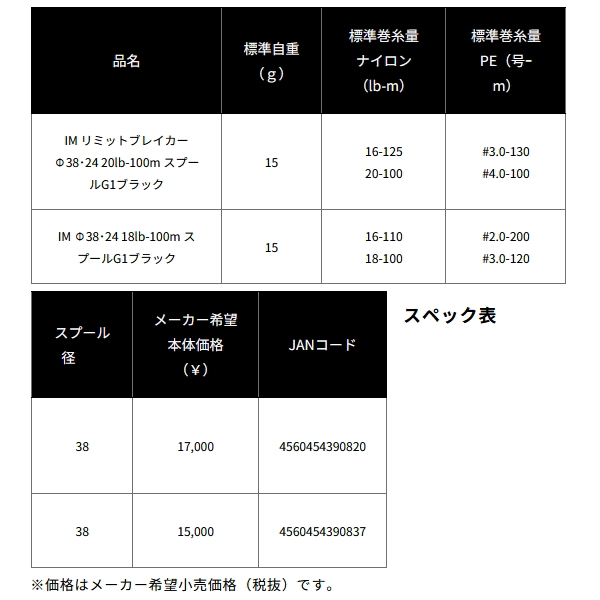 画像: ≪'24年9月新商品！≫ ダイワ SLPW IM Φ38・24 18lb-100m スプール G1ブラック [9月発売予定/ご予約受付中] 【返品不可】 【小型商品】