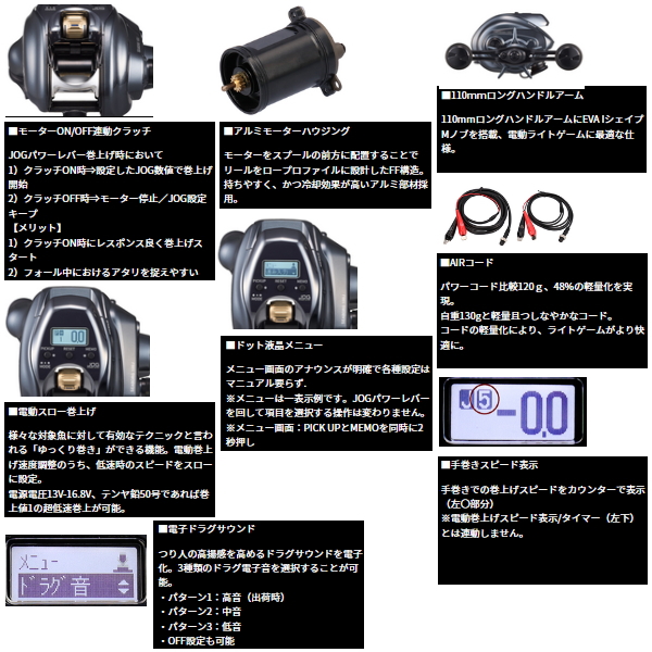 画像4: ≪'24年8月新商品！≫ ダイワ シーボーグ 100J(右) 【小型商品】