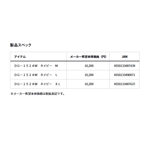 画像: ≪'24年9月新商品！≫ ダイワ ゴアテックス ダンロテック(R) 防水グローブ DG-1524W ネイビー Mサイズ