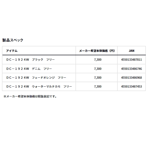 画像: ≪'24年9月新商品！≫ ダイワ ゴアテックス サファリハット DC-1924W ウォーターマルチカモ フリーサイズ