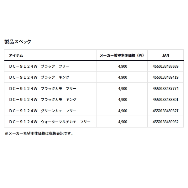 画像: ≪'24年9月新商品！≫ ダイワ 3Dロゴスウェードキャップ DC-9124W ウォーターマルチカモ フリーサイズ