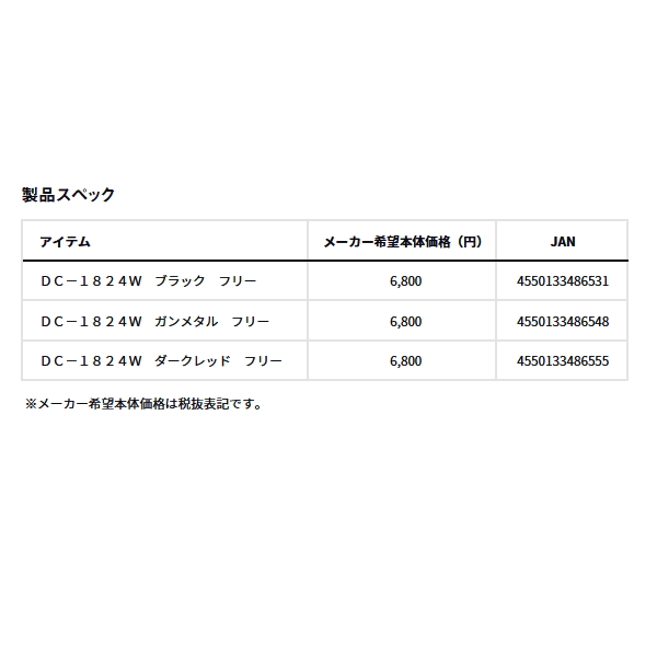 画像: ≪'24年9月新商品！≫ ダイワ ゴアテックス タフキャップ DC-1824W ガンメタル フリーサイズ