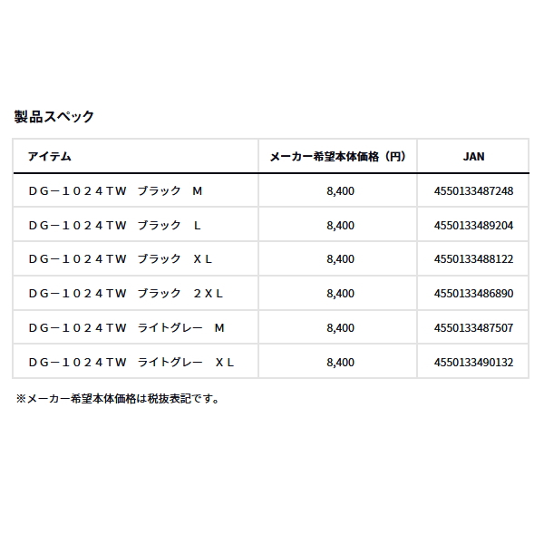 画像: ≪'24年9月新商品！≫ ダイワ トーナメント 防寒グローブ 3本カット DG-1024TW ライトグレー XLサイズ