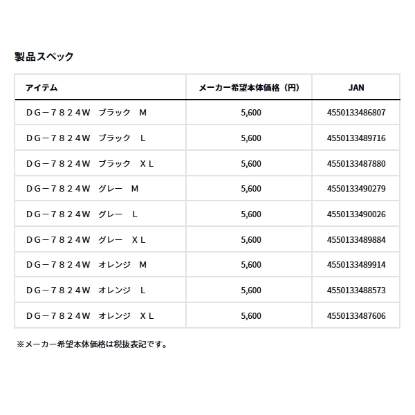 画像: ≪'24年9月新商品！≫ ダイワ オールラウンド防寒グローブ 5本カット DG-7824W ブラック Lサイズ