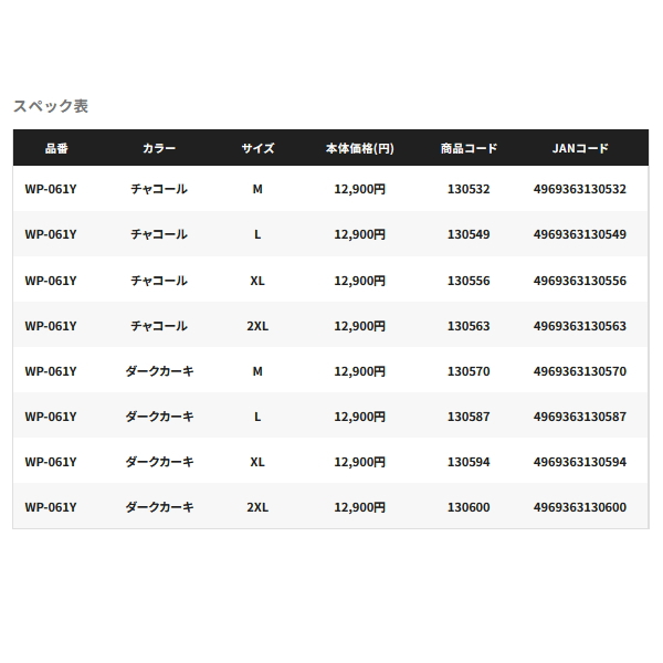 画像: ≪'25年4月新商品！≫ シマノ コーデュラ(R) アクティブタフ ショーツ WP-061Y チャコール Mサイズ [4月発売予定/ご予約受付中]