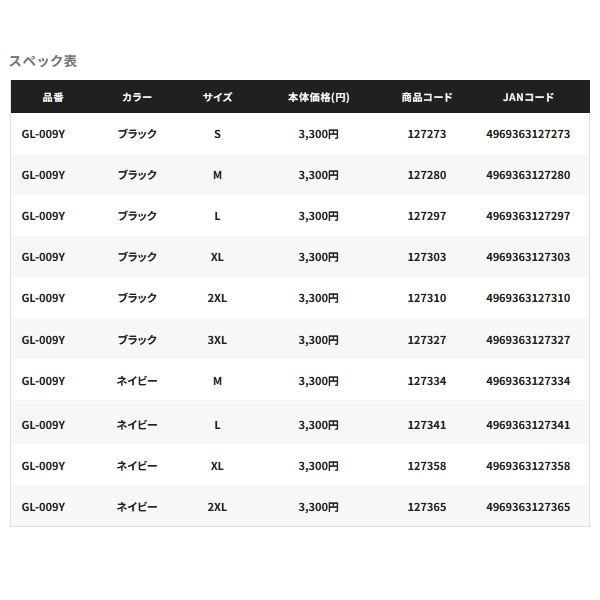 画像: ≪'25年3月新商品！≫ シマノ 01 ベーシック グローブ 5 GL-009Y ブラック 2XLサイズ [3月発売予定/ご予約受付中]